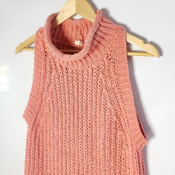 Moth Anthropologie Chunky Cotton Sleeveless Sweater Great condition Size Large - Picture 4 of 11